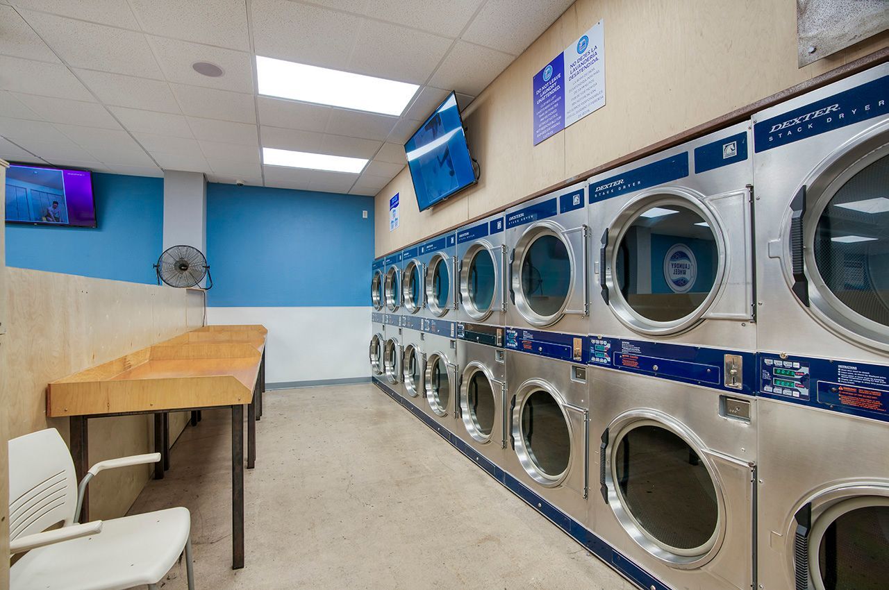 Clean white dryer units